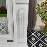 Beveled trumeau mirror