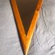 Triangular mirror 80s vintage 57x95cm