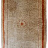 Handmade Chinese vintage carpet 64cm x 97cm 1970s