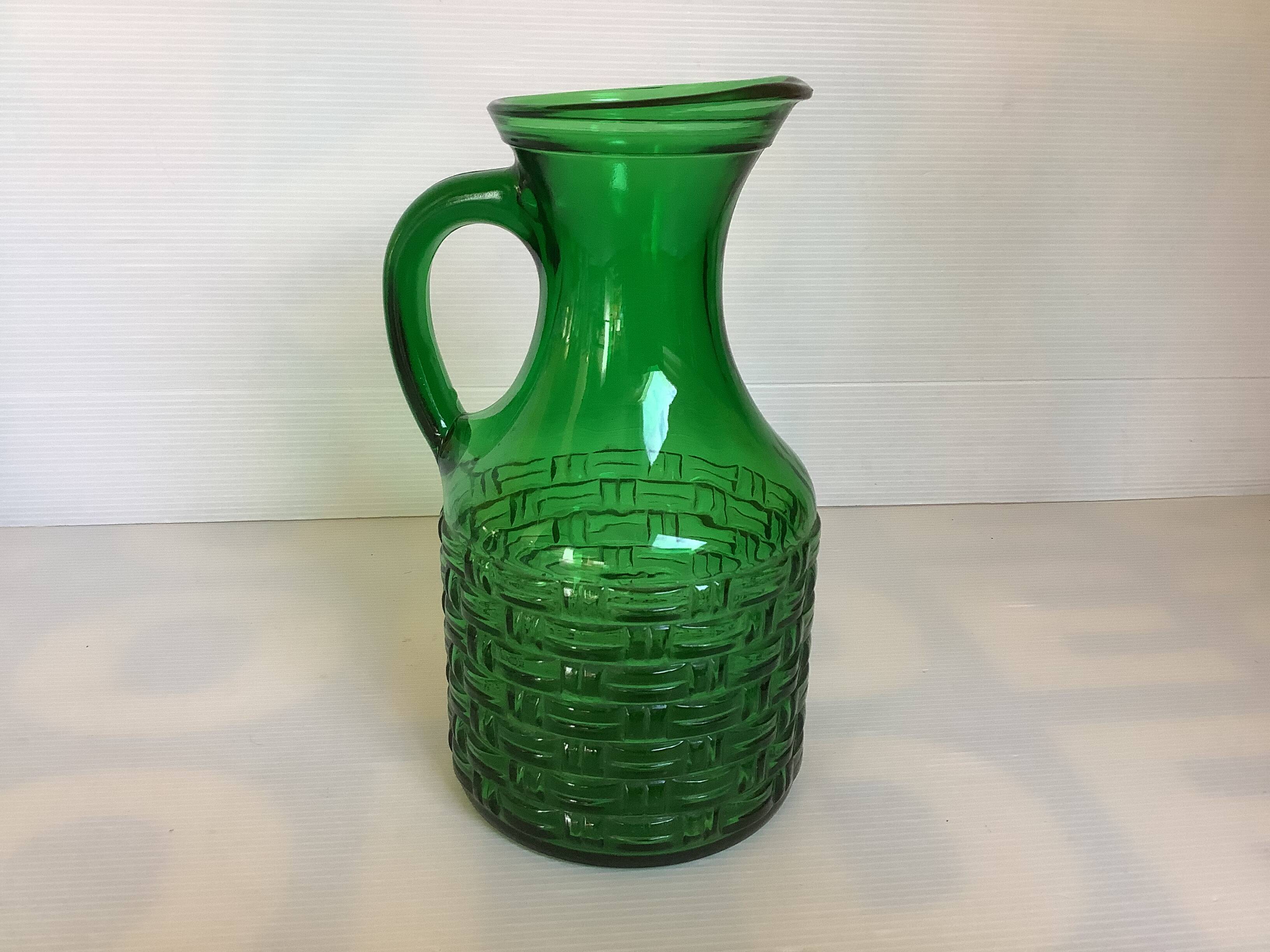 Bormioli Italy orangeade service pitcher glasses