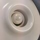 Danish space age hanging lamp, from the 80s, made of lacquered aluminum and acrylic plastic