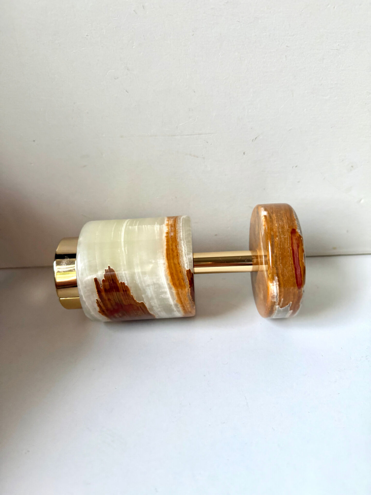 Vintage SAROME Japan Marble Onyx Table Lighter