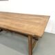 XXL farmhouse table in solid oak 350 cm - Reconstruction Style - 1950s