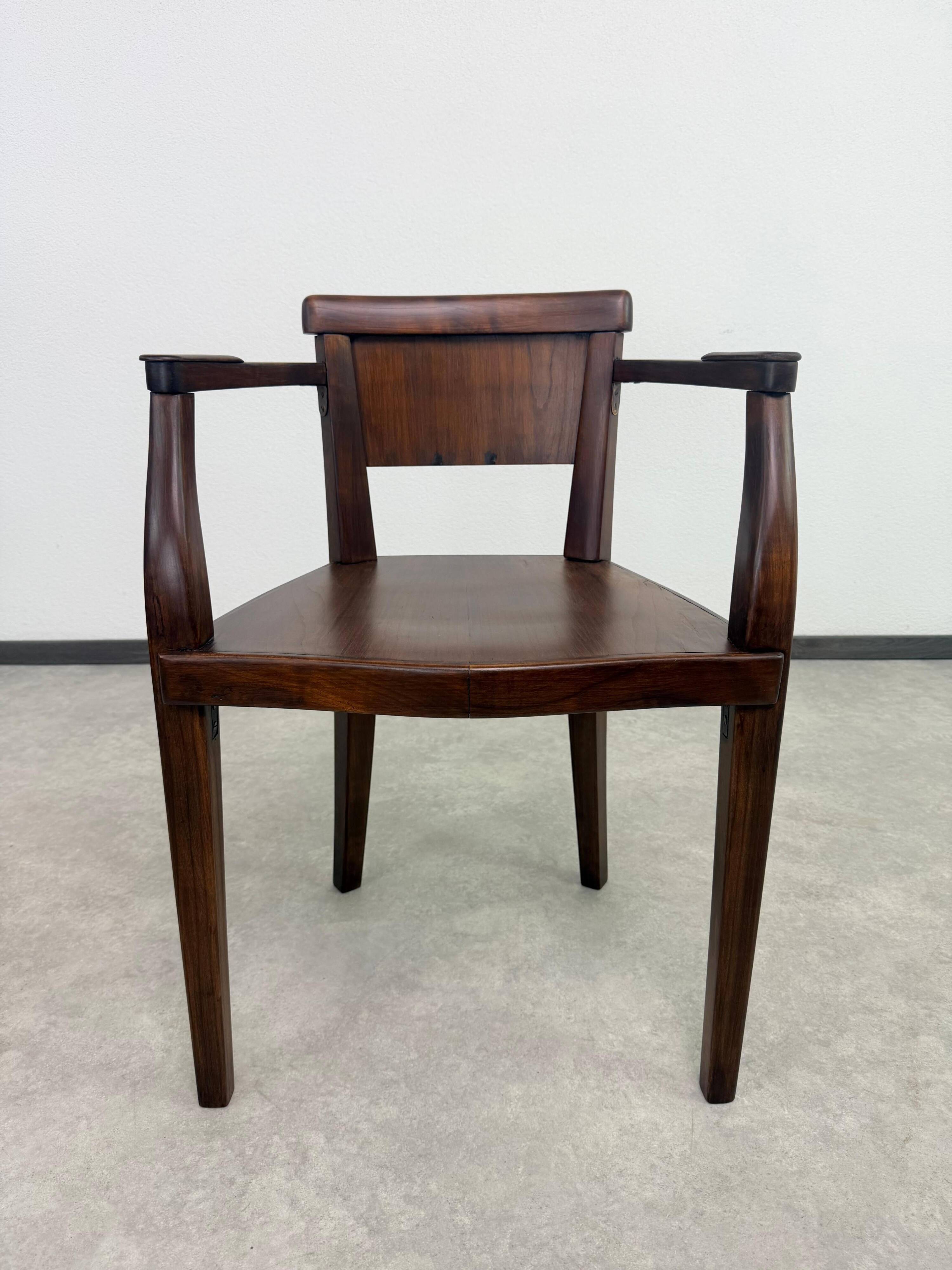 Set of 4 Art Deco armchairs
