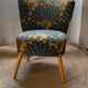 Vintage cocktail armchair