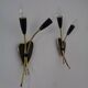 Mid-Century Modern German Wall Lamps, 1950s, Set of 2