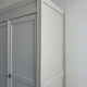 Large Parisian wardrobe in renovated oak wood.