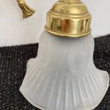 Double tulip wall light