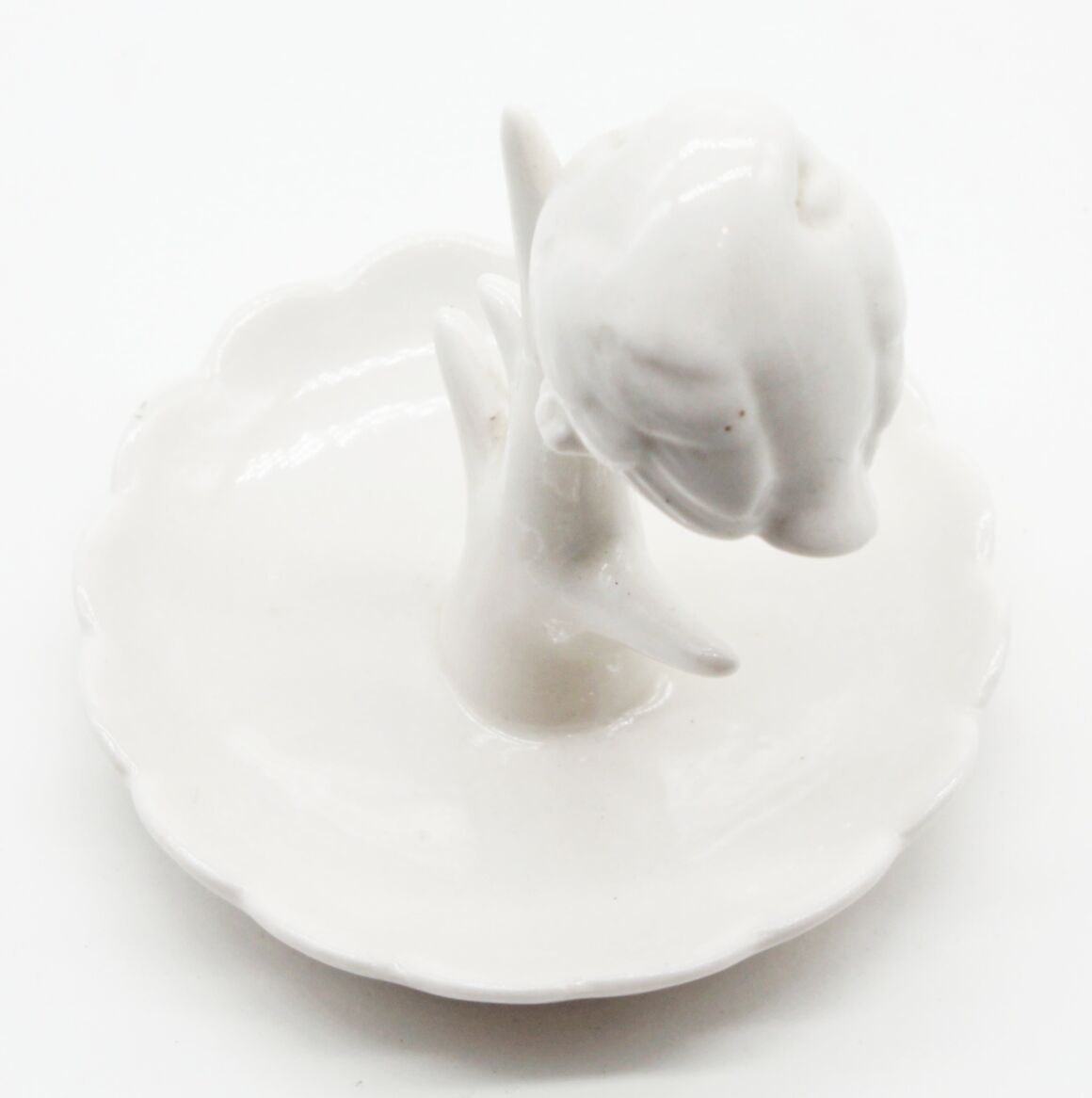 Bird ceramic baguier