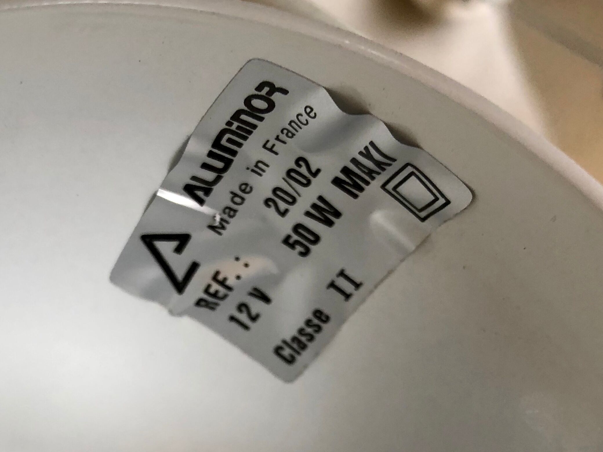 Office lamp architect Aluminor France vintage 80