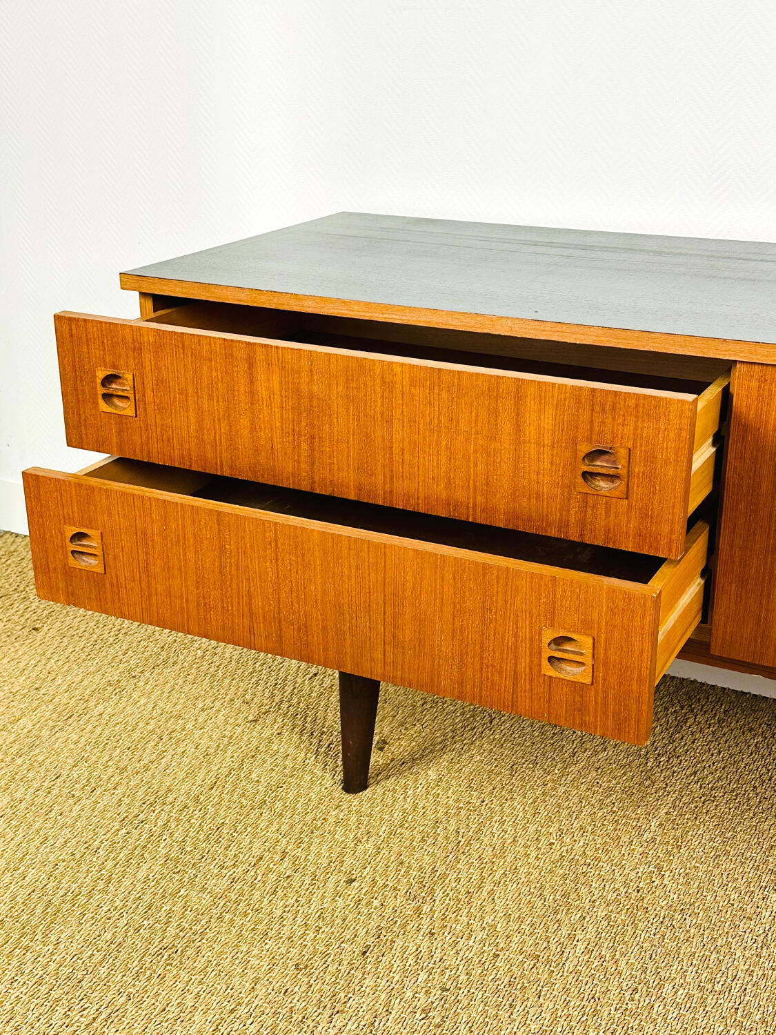 Scandinavian teak sideboard from the 1960s.