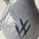 West Germany blue carafe H19.5