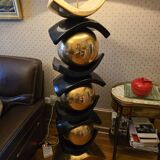 François Chatain – Grand sculptural floor lamp 1.7m “Spheres & Arcs”