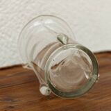 Vase en verre soufflé transparent