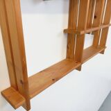 Vintage pine wall shelf, from the 80s