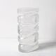 Vase en cristal dépoli style milieu du XXe siècle : Peill & Putzler, Allemagne, années 1960