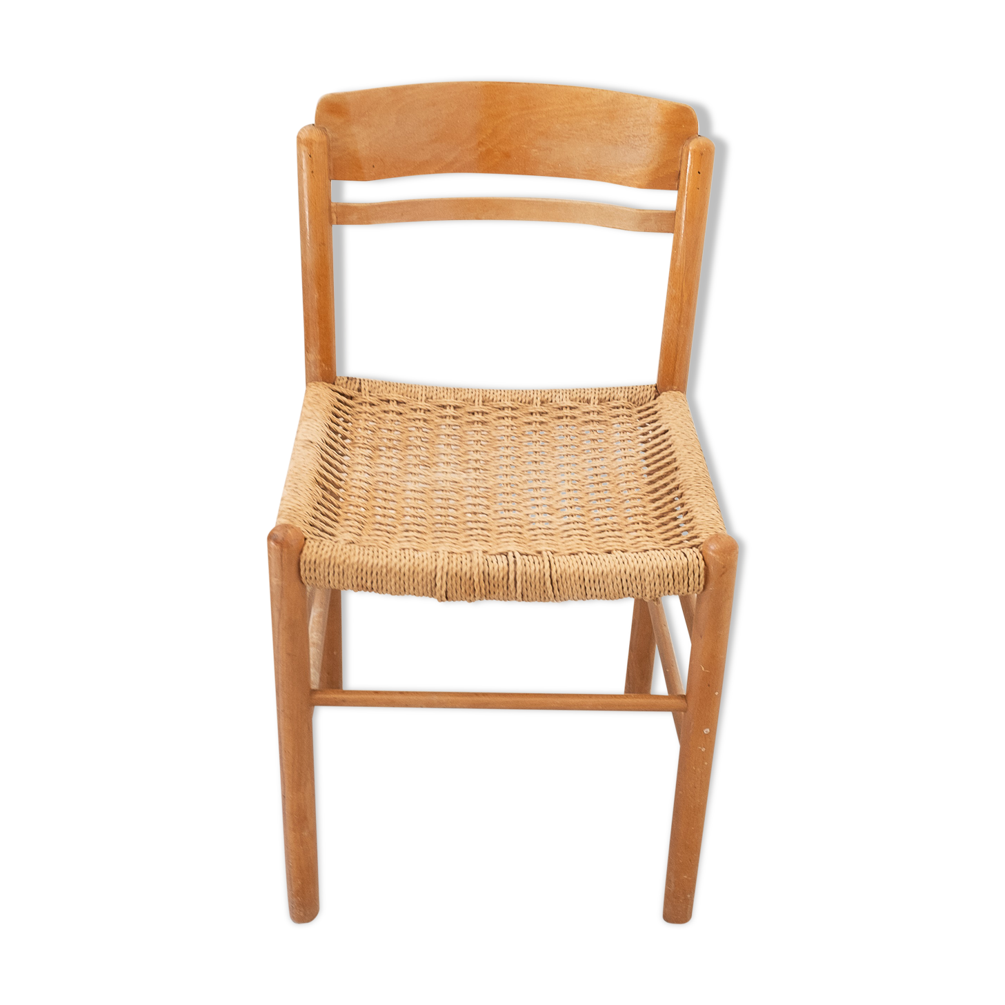 Sleek design chair braided seat