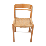 Sleek design chair braided seat