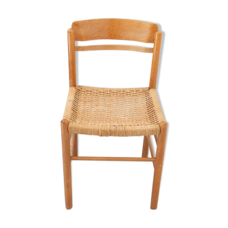 Sleek design chair braided seat