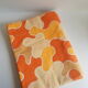 Sheet 2 people puzzle orange seventies 70s vintage