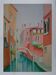 Janick Lerdele : Petit canal à Venise, lithographie originale signée