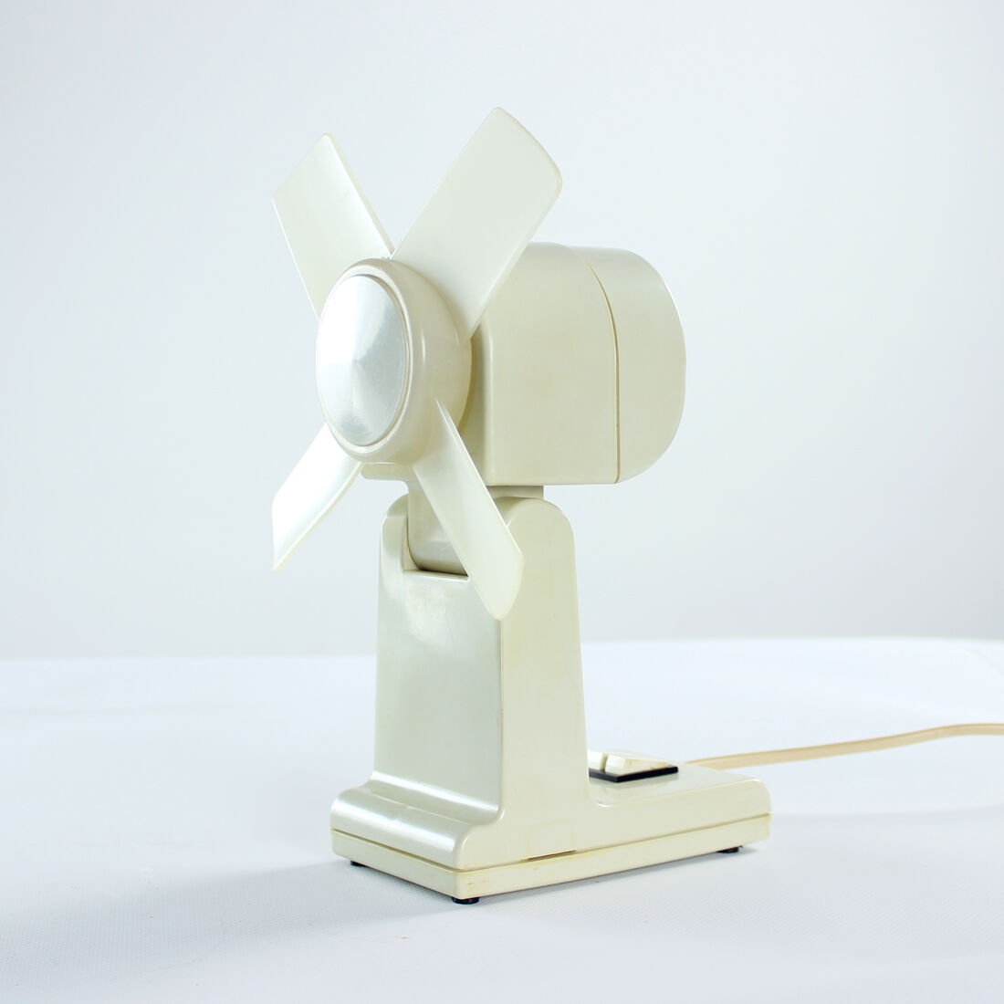Vintage plastic fan, slovakia 1990s