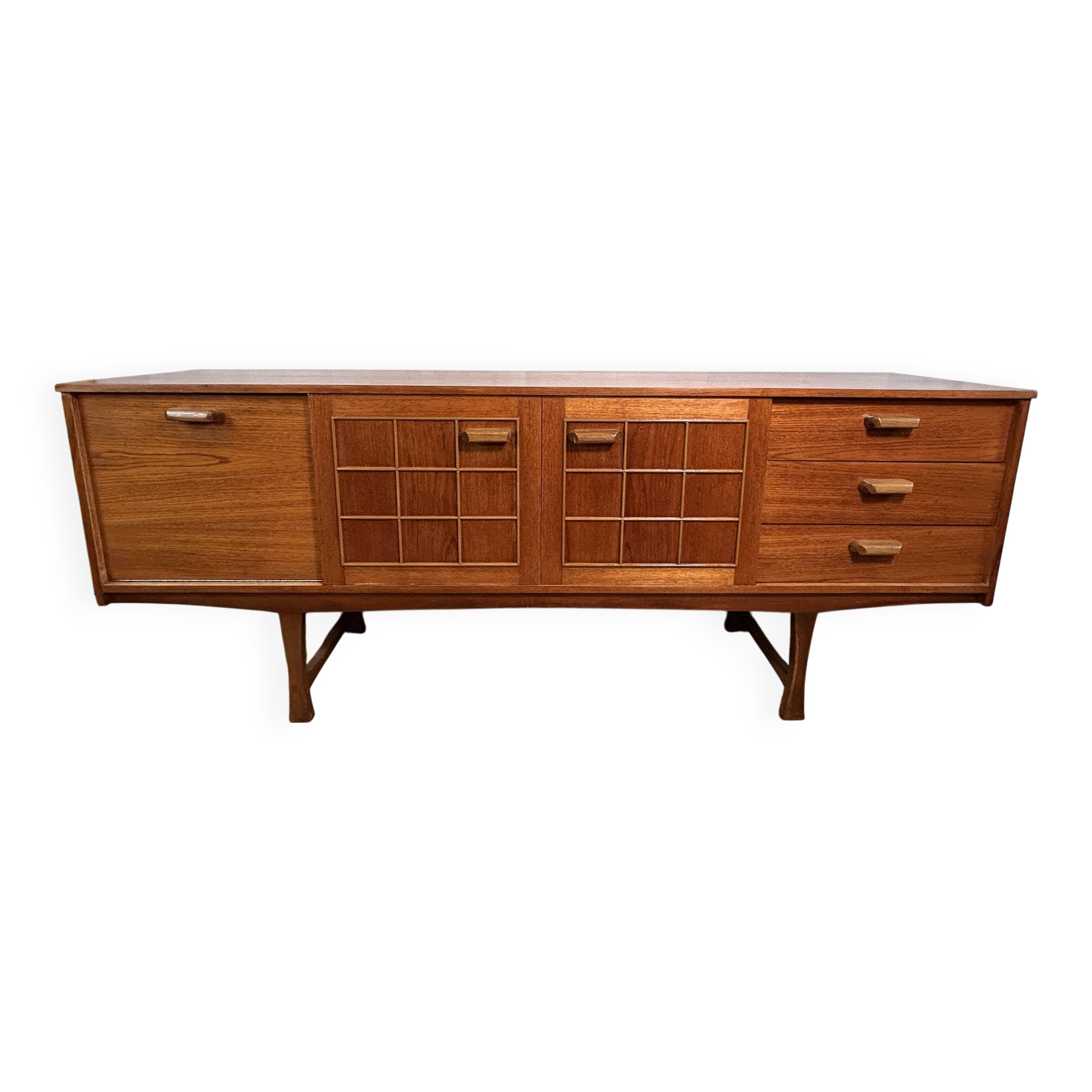 Early Mid-Century Retro Vintage Teak Sideboard by Nathan 1960