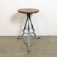 Green Industrial Workshop Stool, 1960s