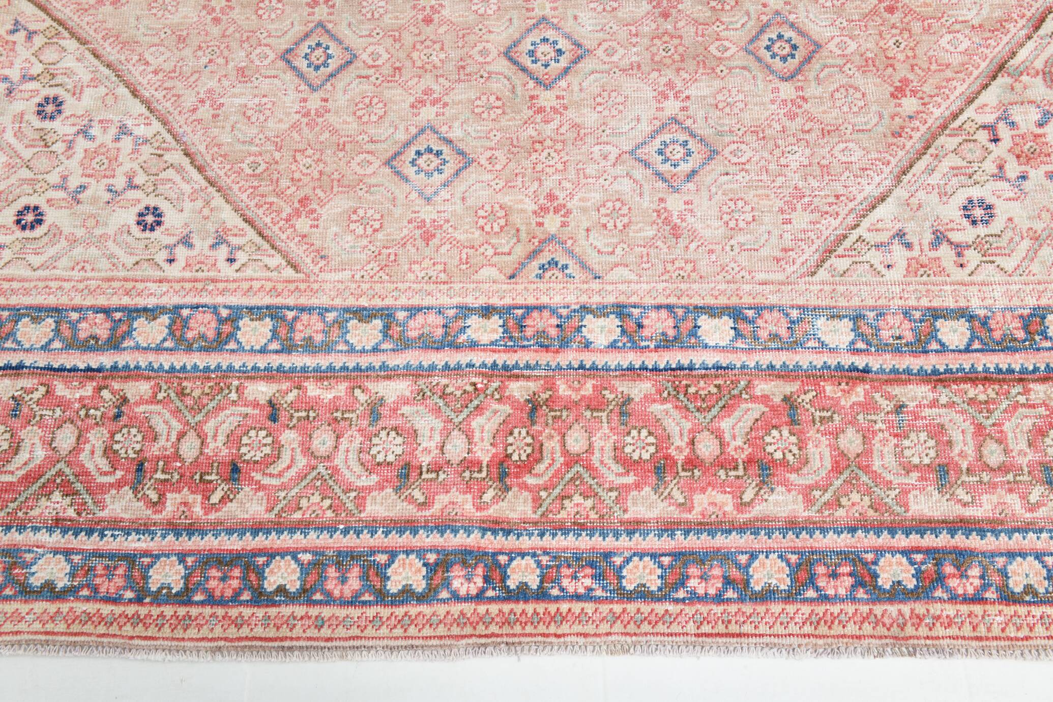 Pink & Blue Classic Persian Rug 289x366Cm