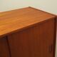 Buffet haut en teck, design danois, années 1960, fabrication : Westergaards Møbelfabrik