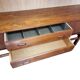 Vintage Teak Wooden Wall Cabinet/highboard With Bar, 1960s