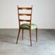 Set of six dining room chairs attributed to Gio Ponti, Italy, 1950.