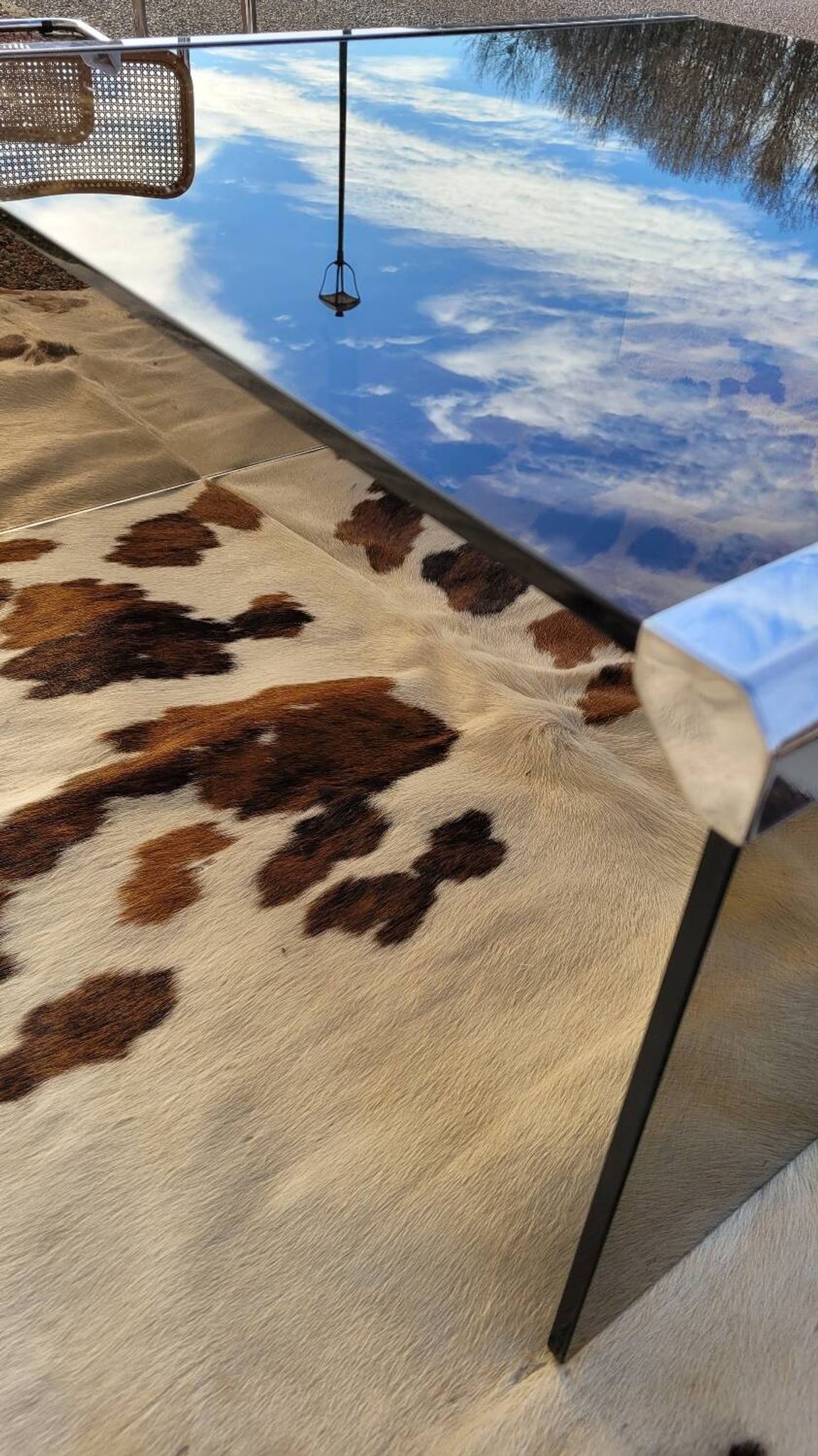 Smoked glass coffee table by Galloti and Radice Italy, 1970s