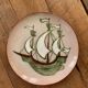Sant Vicens Plate - Paul Bay - Boat - Glazed Ceramic