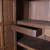 Armoire à panneaux en chêne antique du XIXe siècle