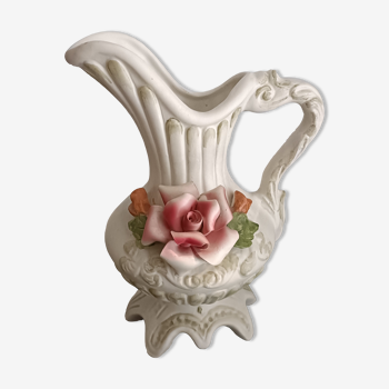 Vase pitcher old Bassano ceramic