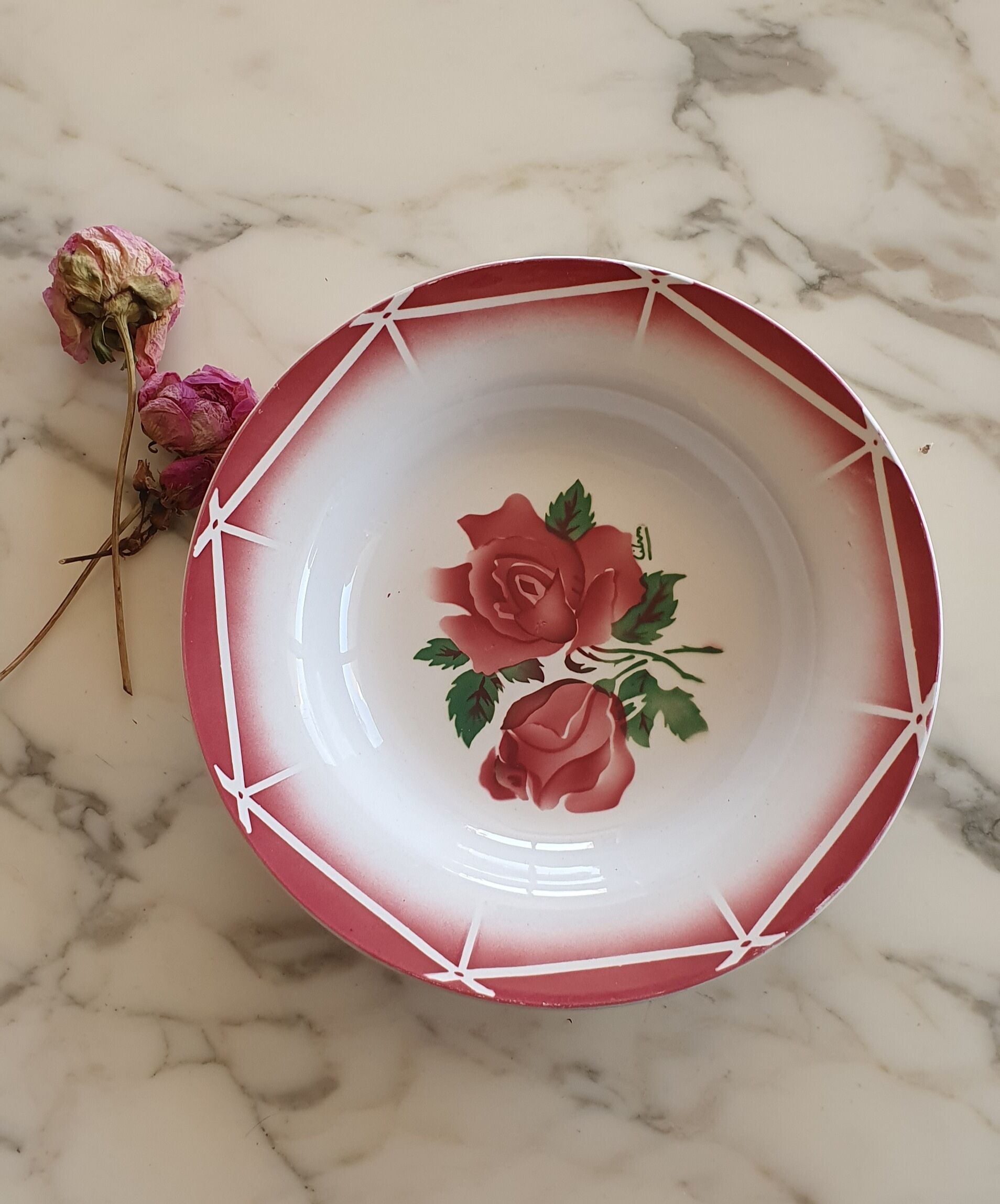 Plate Digoin Sarreguemines