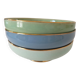 Three vintage pastel bowls