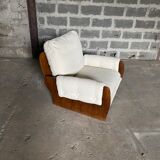 Ensemble canapé, fauteuil vintage 1970
