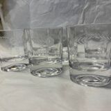Set of 6 engraved whiskey glasses