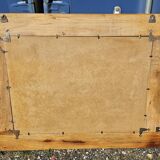 solid teak mirror 93.5 x 2.5 x 117 cm