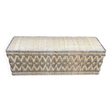 Banc en osier berbere