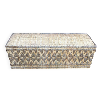Banc en osier berbere