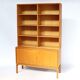 Bibliothèque en chêne années 60