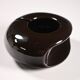 Model 411 Ashtray in Brown Glazed Ceramic from Sicart
