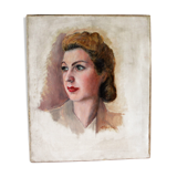 Oil portrait of Auguste Valère