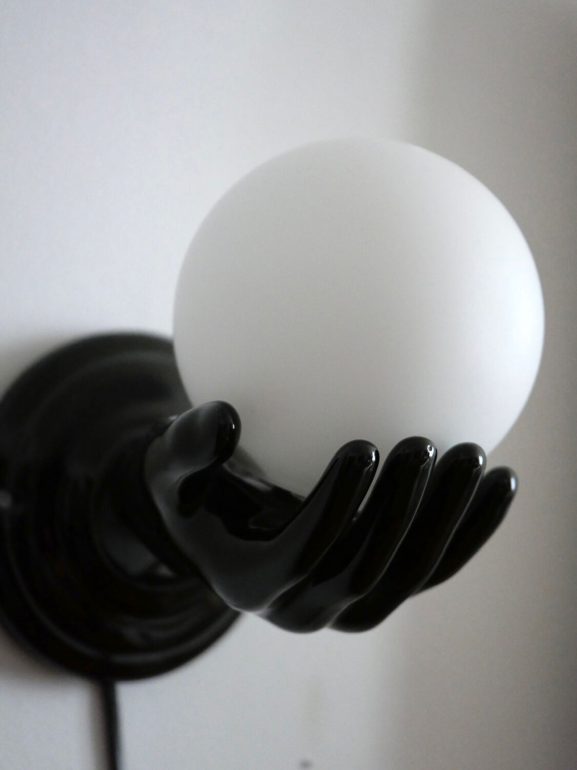 Vintage hand ceramic wall lamps