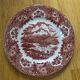 Six assiettes à dessert en porcelaine ironstone anglaise