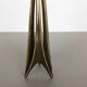 Brutalist Brass Metal Candleholder by Klaus Ullrich for Faber & Schumacher 1950s