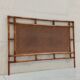 Traditional bamboo and cane headboard, 70's